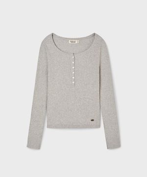 Henley neck Pullover / WHKAG2291F