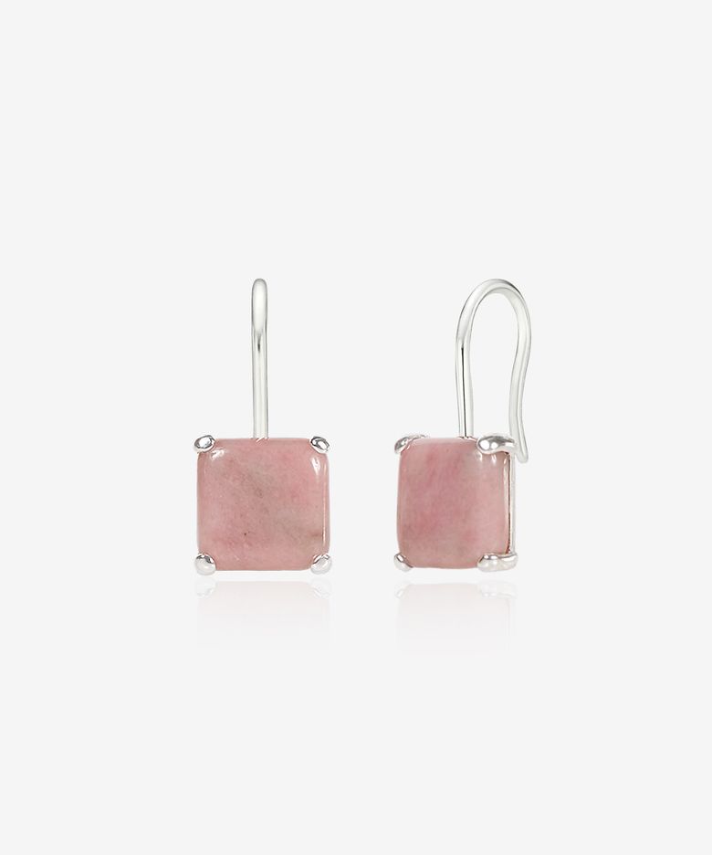 Baby Bijou earrings, RHODONITE