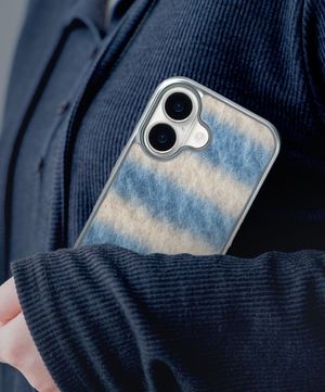 [3 color] 플러피 실버 프레임 에폭시 아이폰 갤럭시 범퍼 케이스