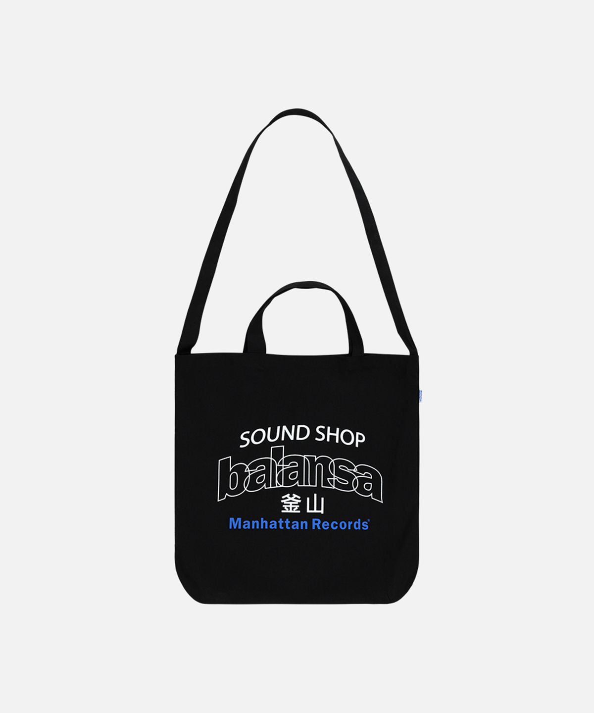 맨하탄레코즈(MANHATTAN RECORDS) MR x Balansa Arch Logo Shoulder Bag - Black