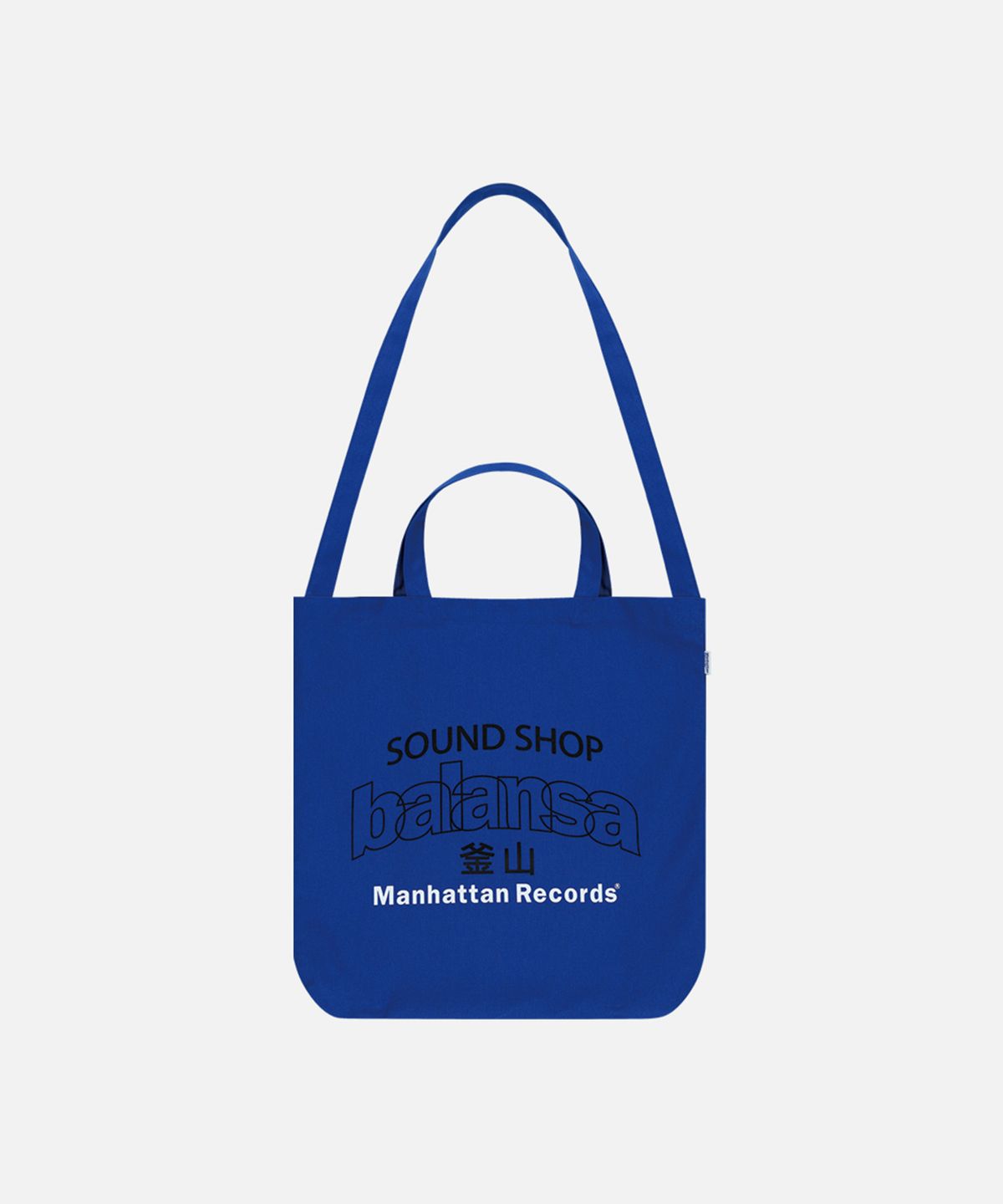 맨하탄레코즈(MANHATTAN RECORDS) MR x Balansa Arch Logo Shoulder Bag - Blue