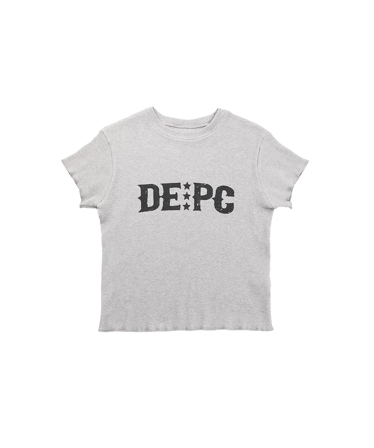 뎁크(DEPC) WAFFLE T-SHIRT - GRAY