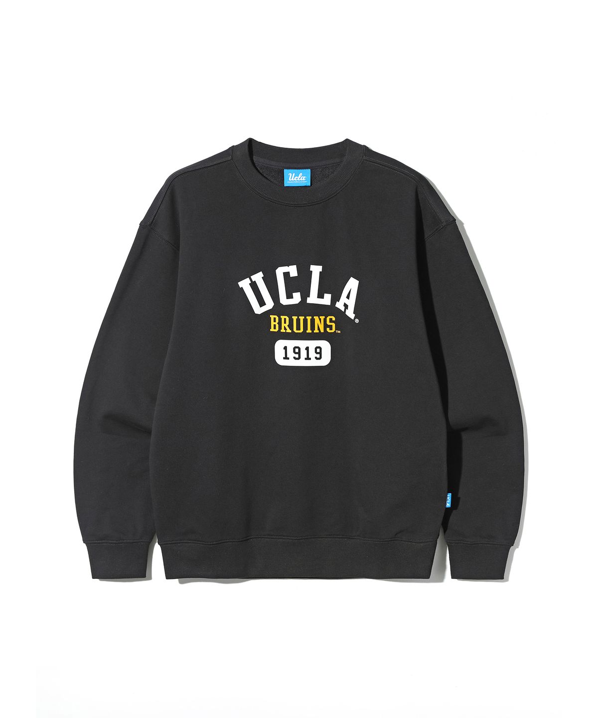 유씨엘에이(UCLA) 남녀공용 UCLA1919 라운드 스웻셔츠[BLACK](UBRLTA7)