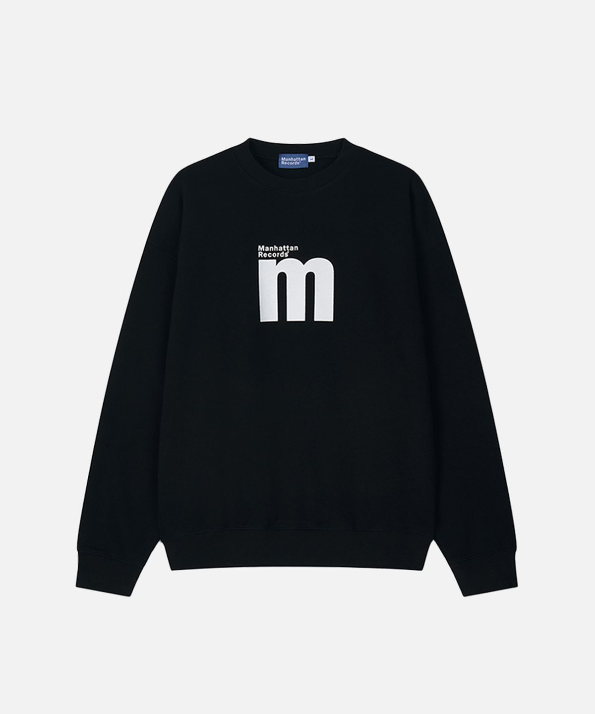 맨하탄레코즈(MANHATTAN RECORDS) MR M Box Crew Neck - Black