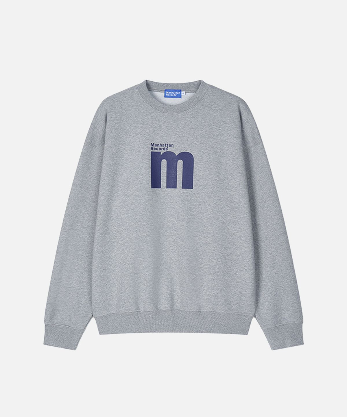 맨하탄레코즈(MANHATTAN RECORDS) MR M Box Crew Neck - Grey