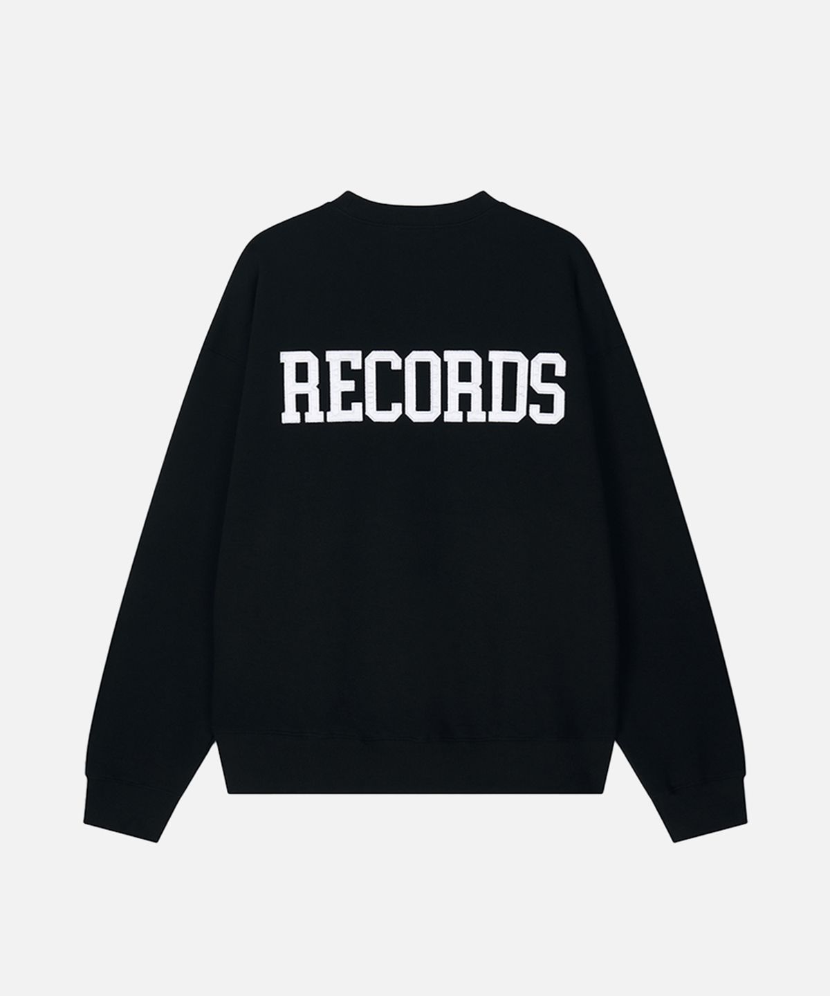맨하탄레코즈(MANHATTAN RECORDS) MR RECORDS Logo Crew Neck - Black