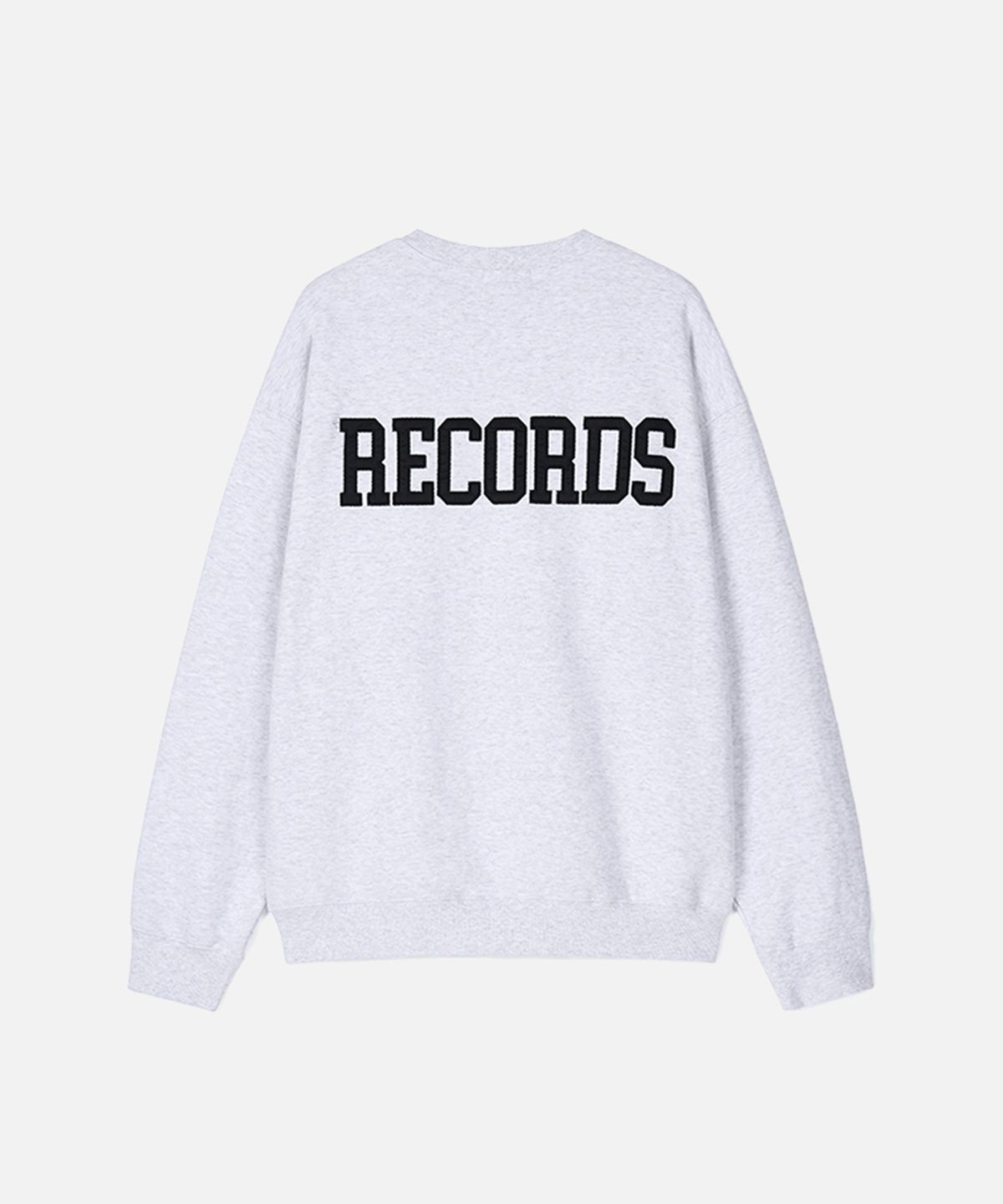 맨하탄레코즈(MANHATTAN RECORDS) MR RECORDS Logo Crew Neck - Light Grey