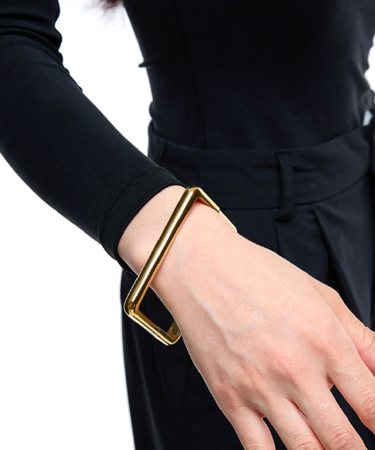 그라스마티네(GRASSE MATINEE) Rectangle Bracelet  Gold