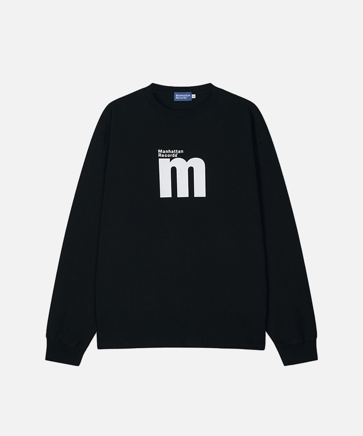 맨하탄레코즈(MANHATTAN RECORDS) MR M Box Logo L/S - Black