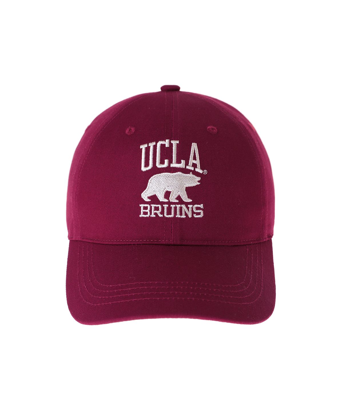 유씨엘에이(UCLA) 남녀공용 BRUINS 베어 자수 코튼 볼캡[BURGANDY](UCRAC21)