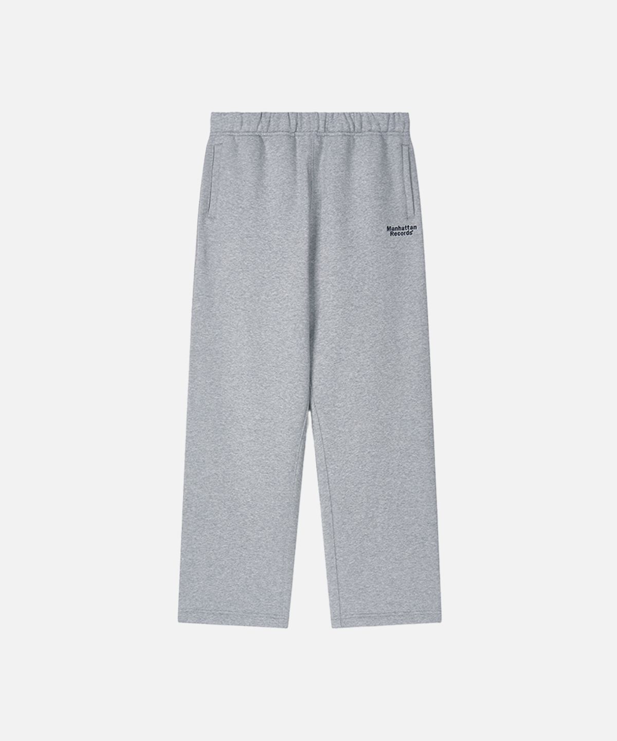 맨하탄레코즈(MANHATTAN RECORDS) Classic Logo Wide Sweat Pants - Grey