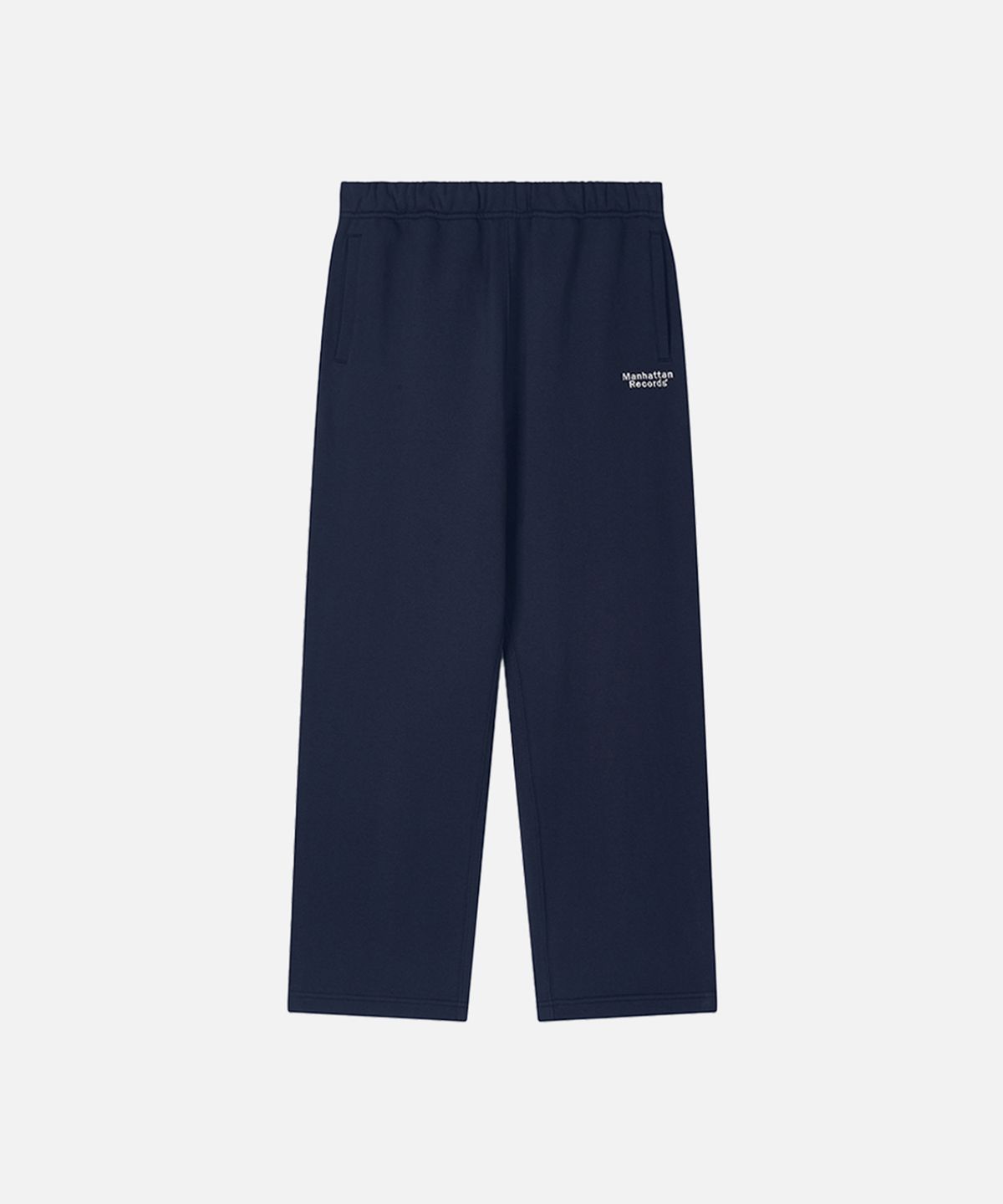 맨하탄레코즈(MANHATTAN RECORDS) Classic Logo Wide Sweat Pants - Navy