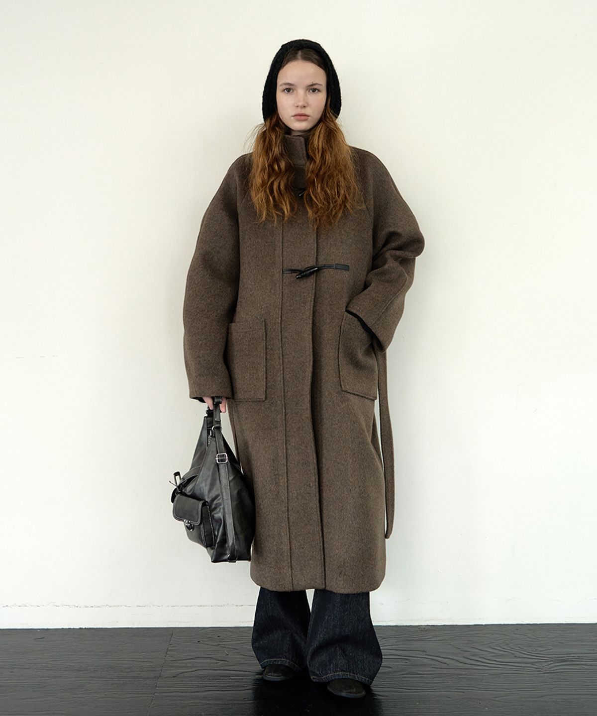 위메농(OUI MAIS NON) Duffle wool long coat
