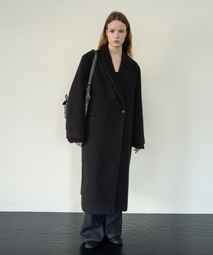 Oversized tailored coat