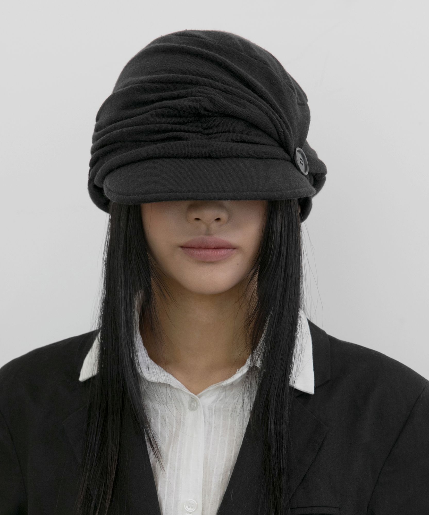 帽子 FLAREUP Soyo Asymmetrical Cap MUSINSA公式 | FLAREUP Soyo Asymmetrical Cap (FL-744_Black)