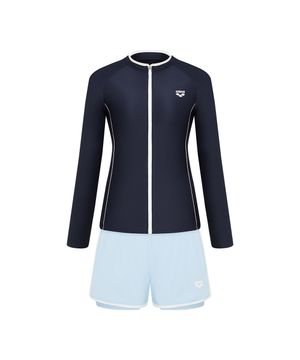 웨이비 레귤러핏 집업 래쉬가드 3PCS 세트 A6BL1PS01NVY