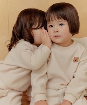 솜사탕 후리스 상하복(밀크베이지)