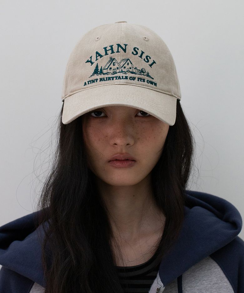 얀시시 빌리지 볼캡 - 베이지
