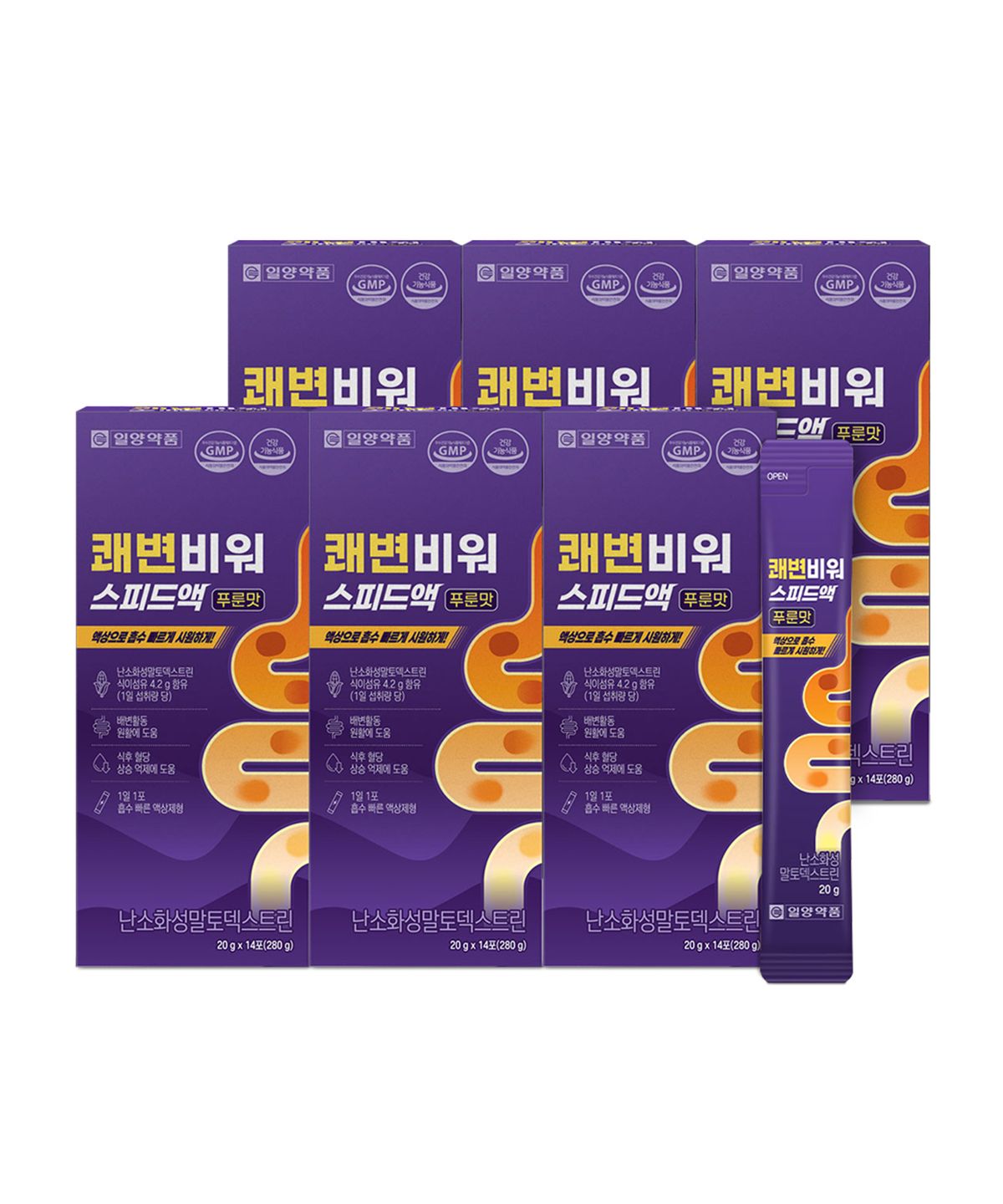일양약품(IL-YANG PHARM) 난소화성말토덱스트린 수용성 식이섬유 영양제 6박스 섬유질