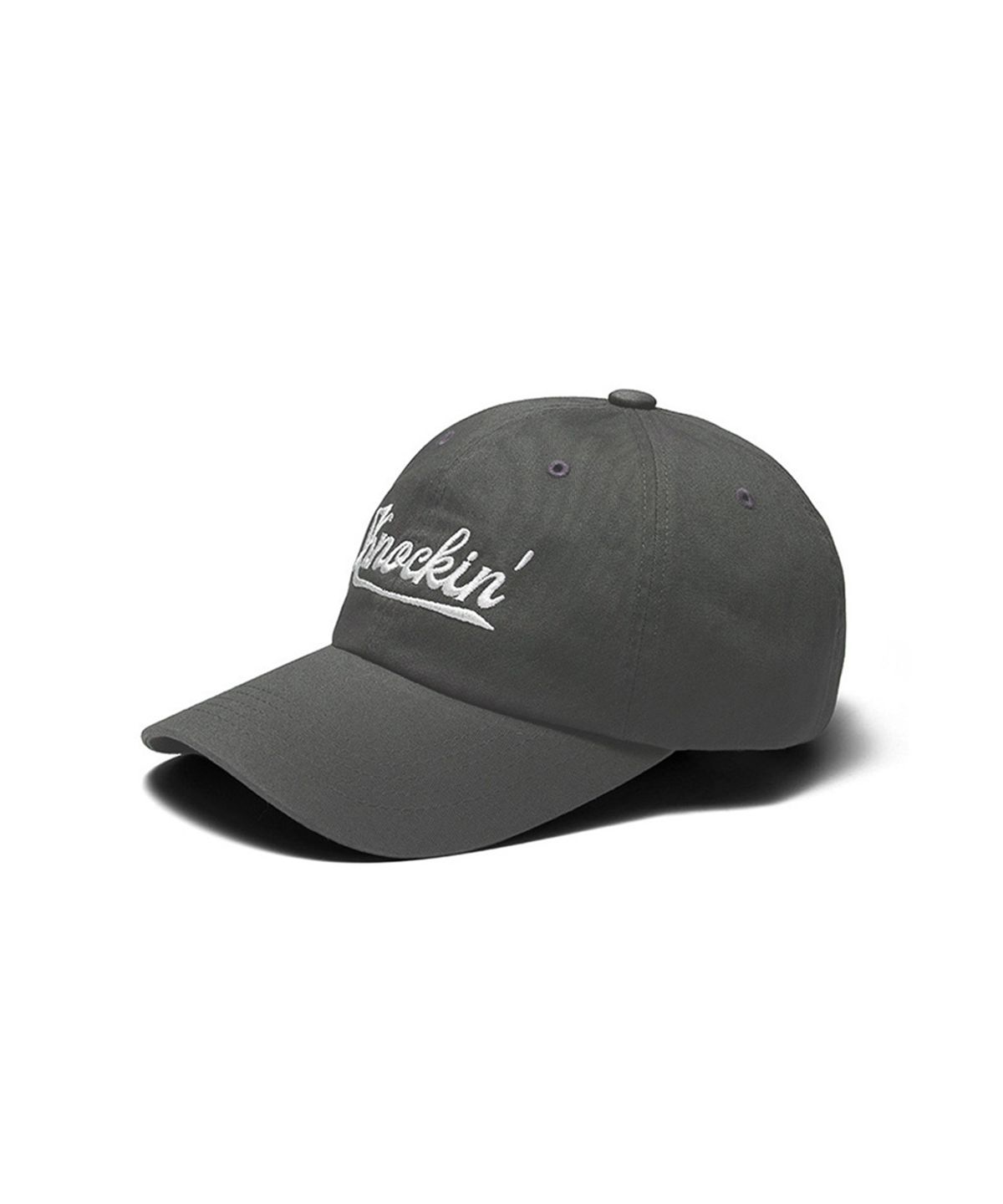 오가프(OGARP) Knockin Logo B.B Cap Darkcharcoal