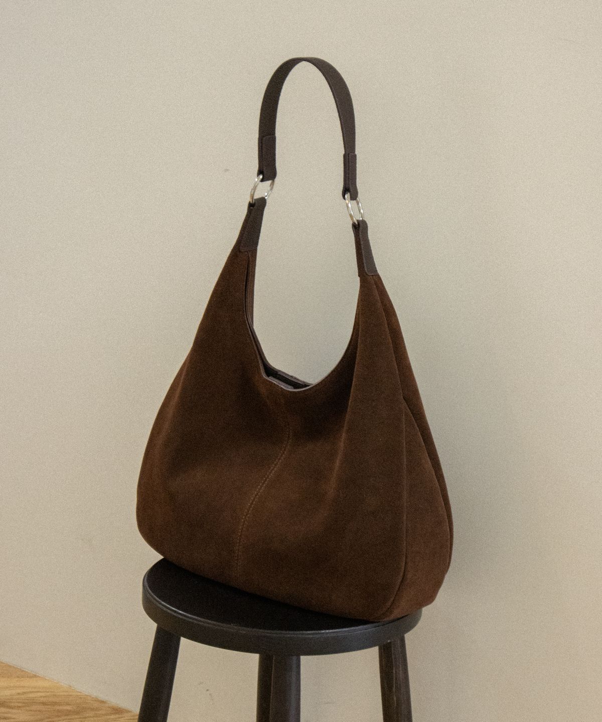 캐비닛먼트(KABINETMENT) Obien hobo bag suede_chestnut