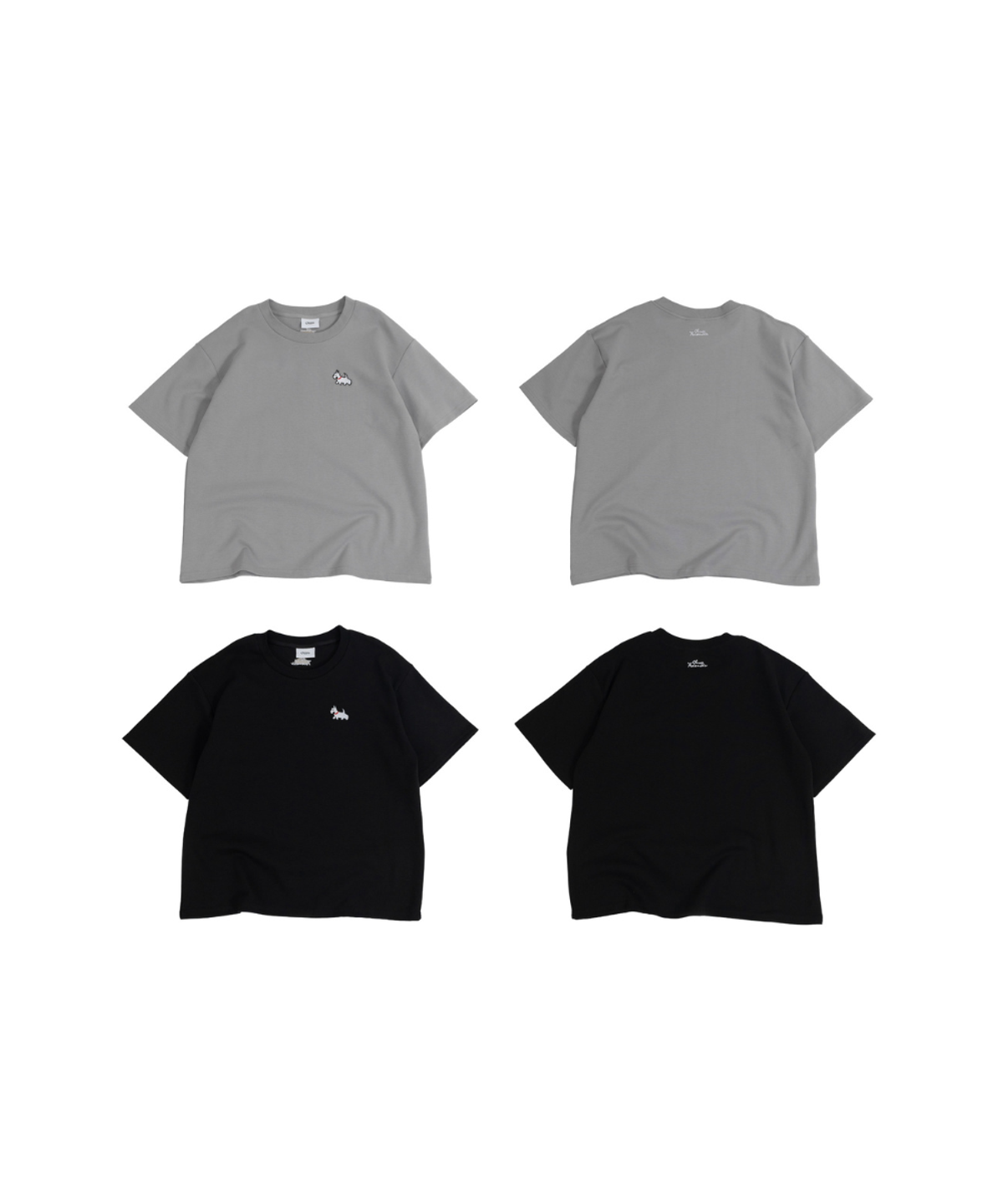 클래씨클럽(CLASSY CLUB) 워크 더 독 티셔츠 (2 color)