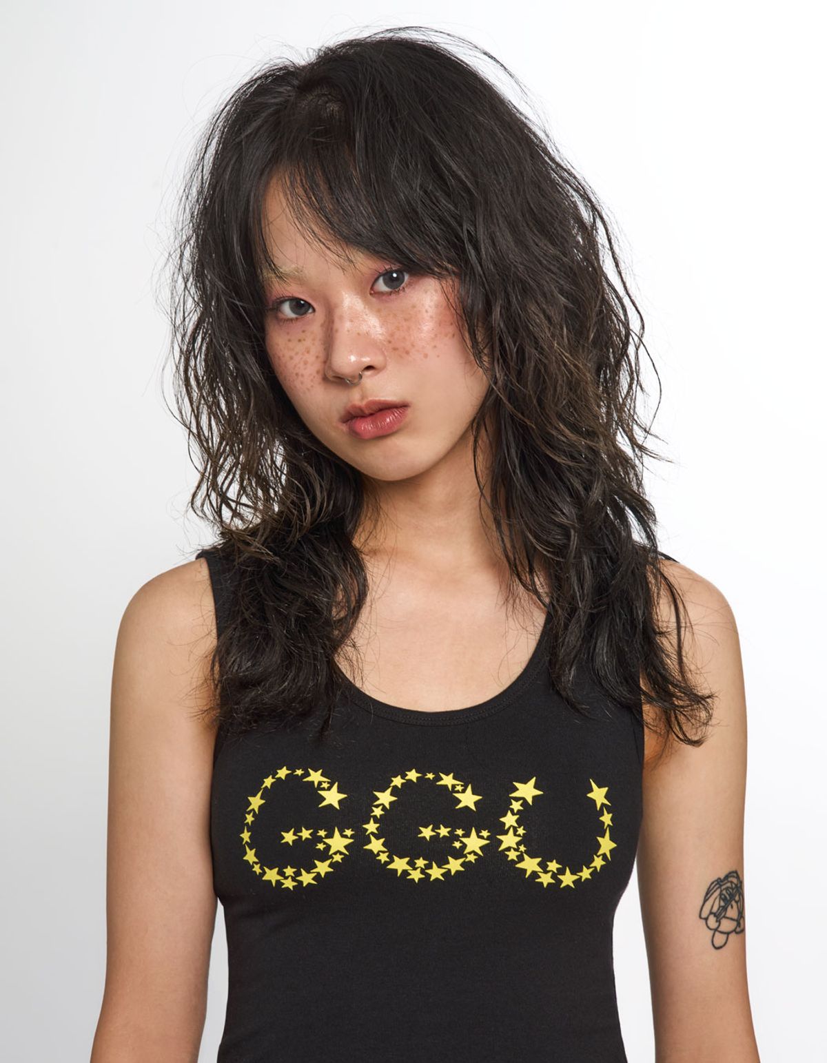쥐쥐유(GGU) GGU STAR LOGO SLEEVELESS
