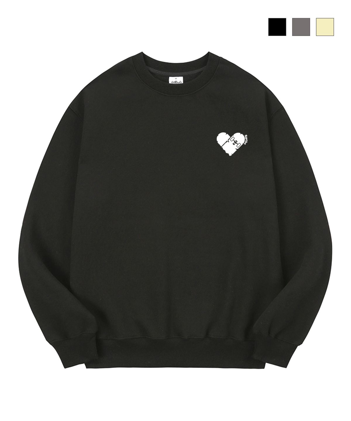 스핏싯(SPITXIT) LOVE SK8 맨투맨 3COLOR
