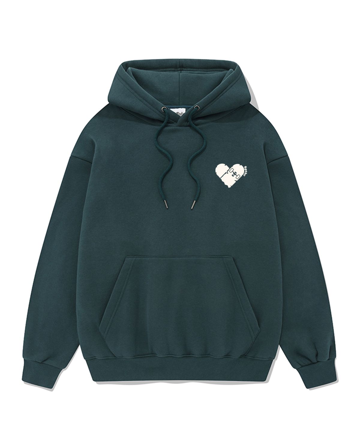 스핏싯(SPITXIT) LOVE SK8 후드 그린