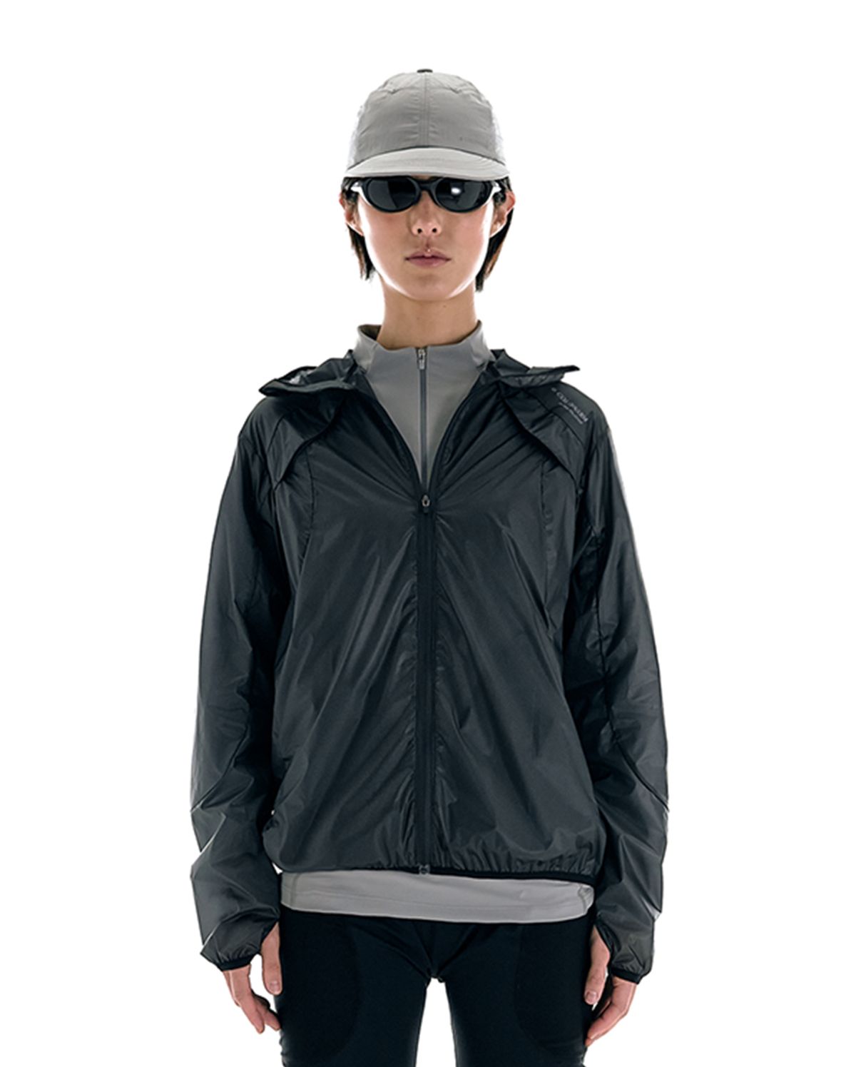 콜드웜(COLDWARM) Aero Shell Wind Jacket (Slate Charcoal) -Women-