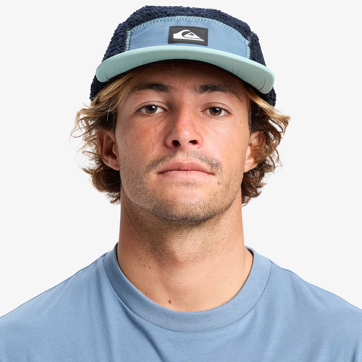 퀵실버(QUIKSILVER) 알래스카 플리스 배색 캡 (QF33CP045KTP)