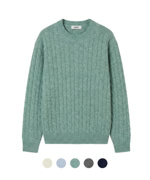 에센셜 소프트 터치 케이블 니트 - 5color