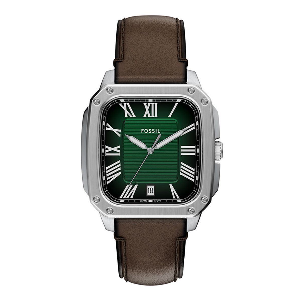 파슬(FOSSIL) FS6150 (Crosby) 크로스비 스퀘어 남성 가죽시계