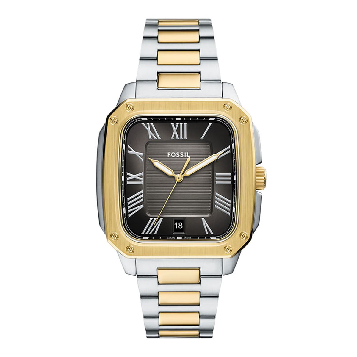 파슬(FOSSIL) FS6123 (Crosby) 크로스비 스퀘어 남성 메탈시계