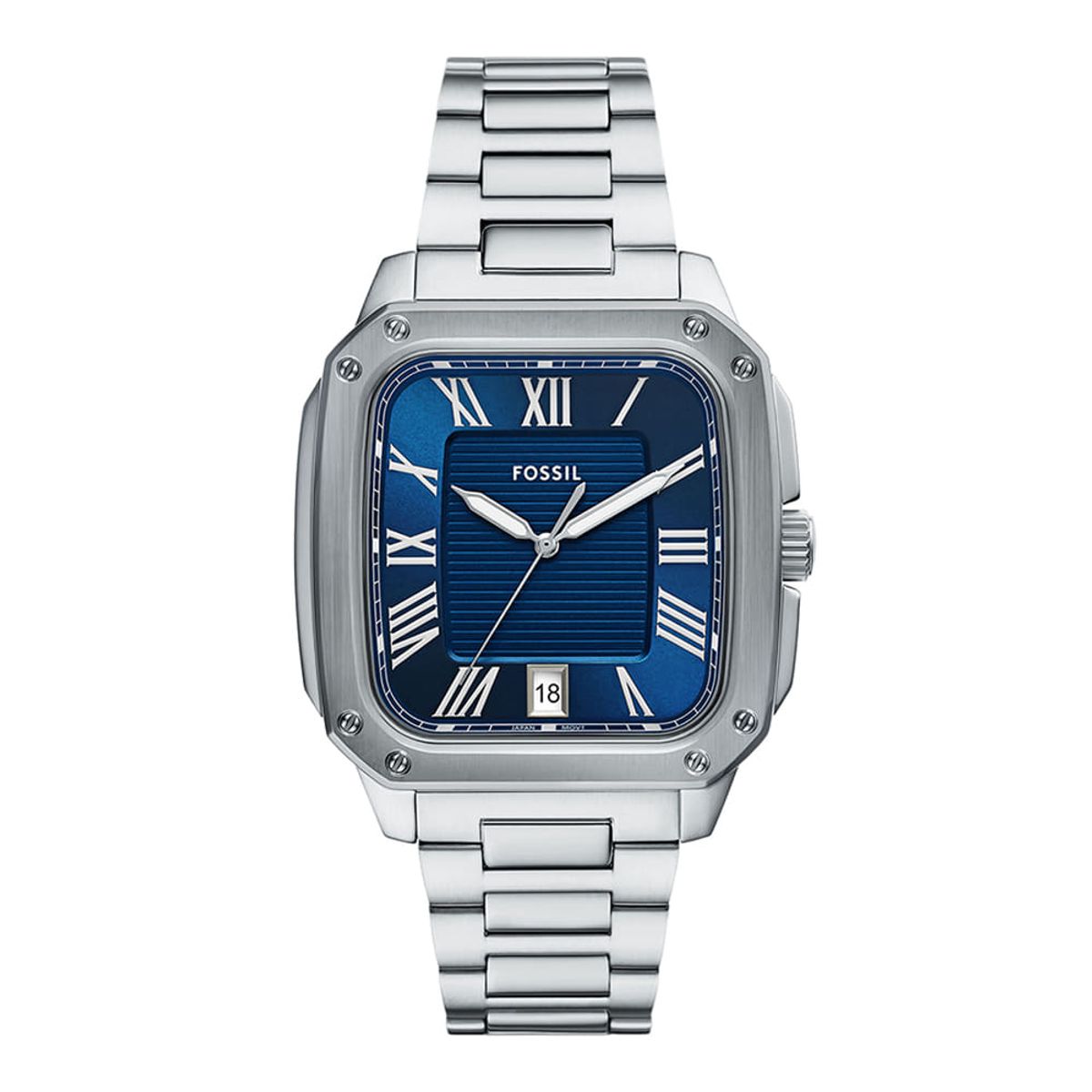 파슬(FOSSIL) FS6121 (Crosby) 크로스비 스퀘어 남성 메탈시계