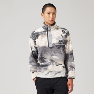 공용 헬베시아 II 프린티드 하프스냅 플리스 풀오버