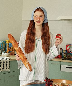 (uni) 더 클래식 긴팔 파자마 2Size 아이보리