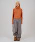 COLOR POP TURTLENECK T-SHIRT - ORANGE