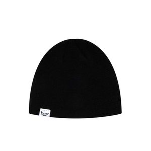 스마일 포인트 비니 블랙