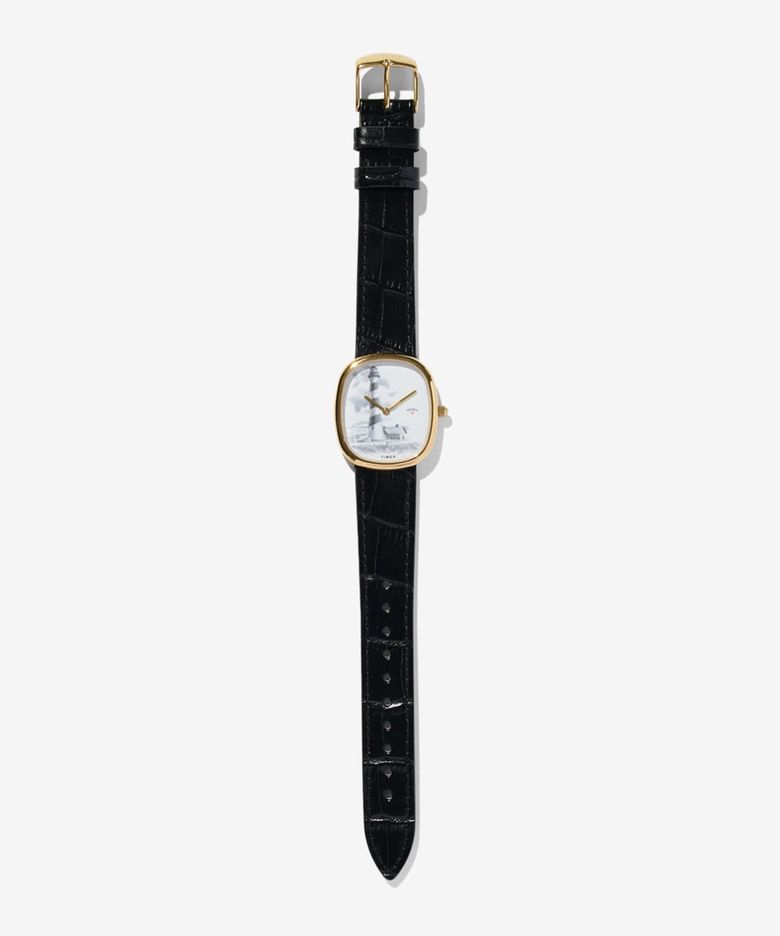 (U) 노아 X 타이맥스 라이트하우스 워치 블랙/골드 NOAH X TIMEX LIGHTHOUSE WATCH BLACK/GOLD