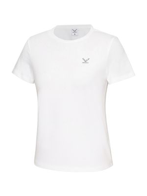 ESSENTIAL (에센셜) 여성 반팔티_Off White YWM26221W3