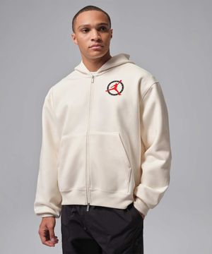 조던 플라이트 클럽 플리스 풀집 니트 스웻셔츠 M / IF1810-110