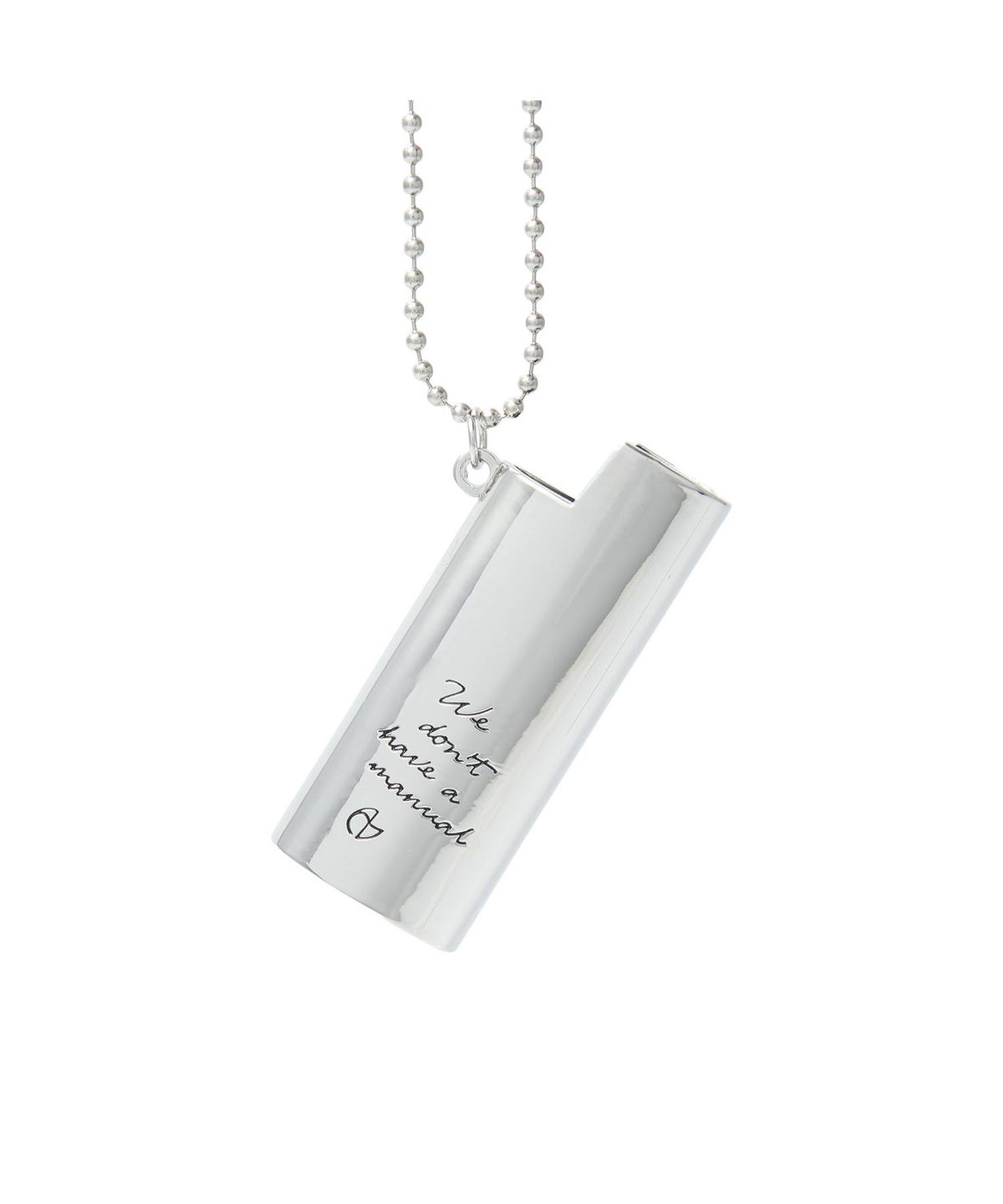 노매뉴얼(NOMANUAL) ENGRAVED METAL LIGHTER CASE