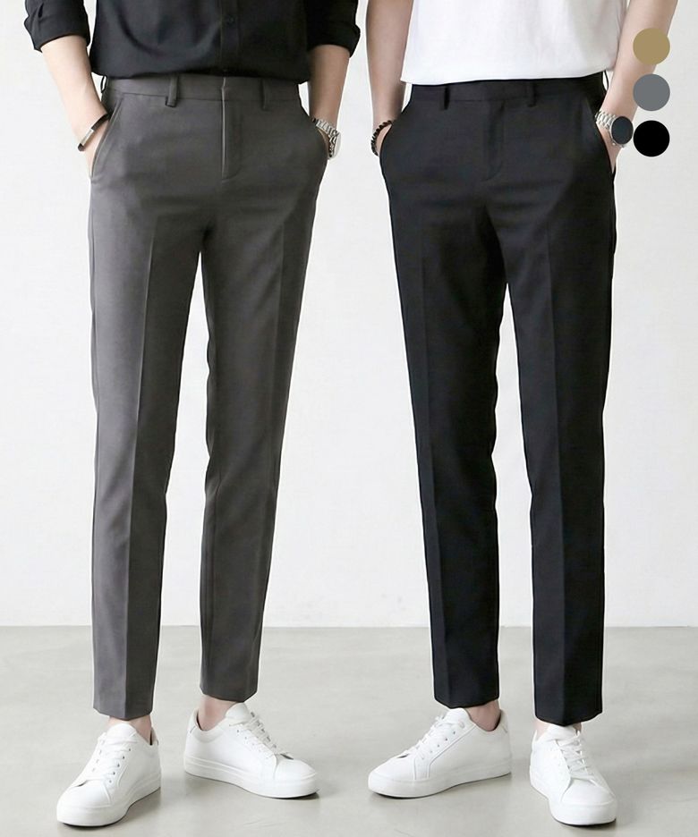 [2PACK] 벨터넌 사이드 밴딩 슬렉스