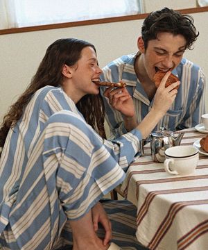 [2PACK] 스탠다드 파리 긴팔 파자마 2Size