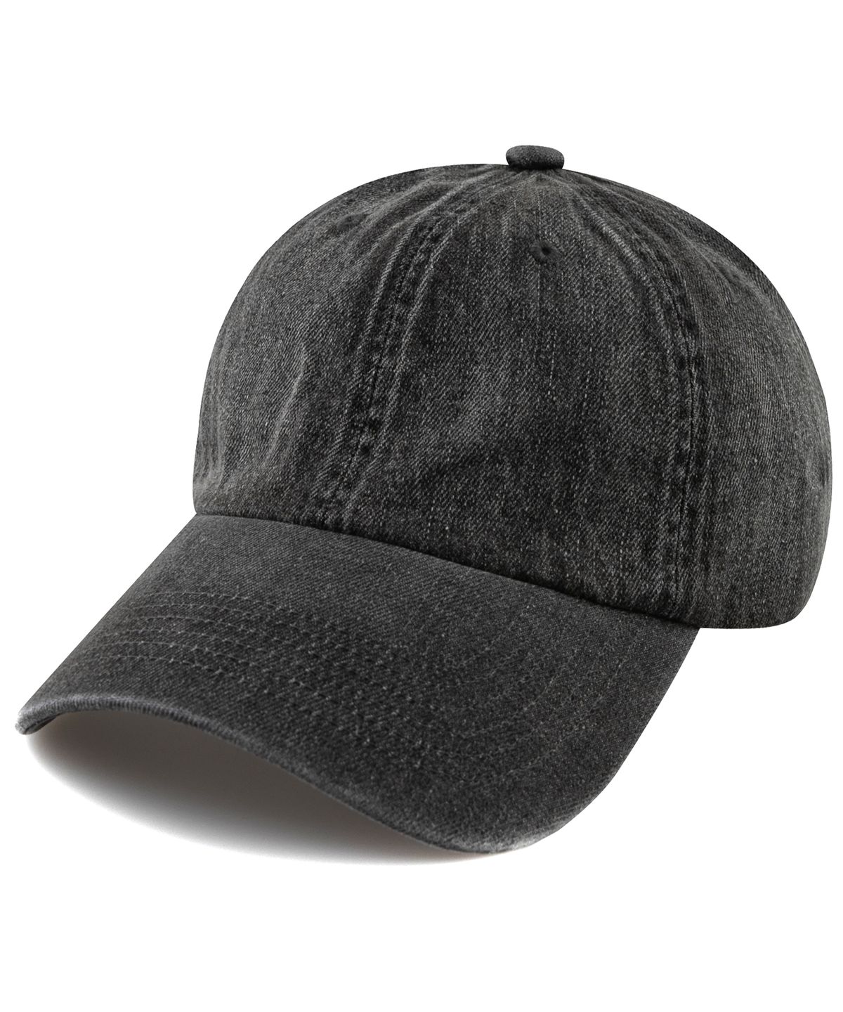 챕터(CHAPTER) SIGNATURE DENIM BALL CAP-라이트 블랙 데님