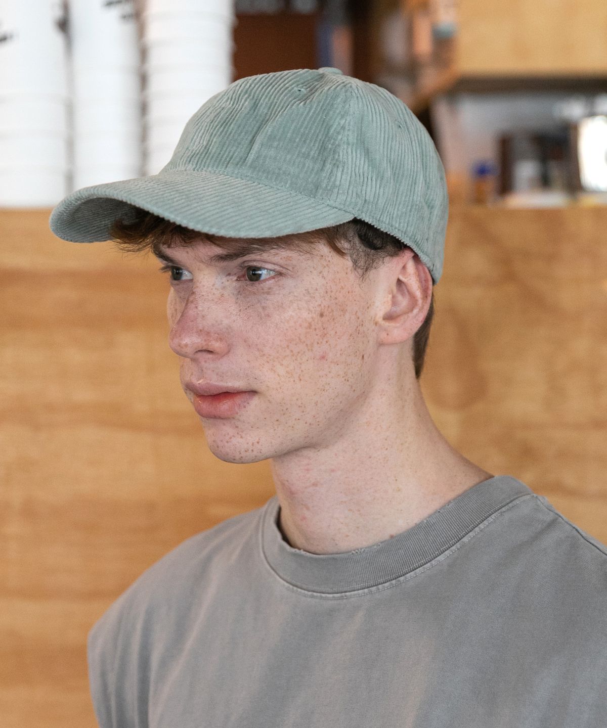 챕터(CHAPTER) SIGNATURE CORDUROY BALL CAP-민트