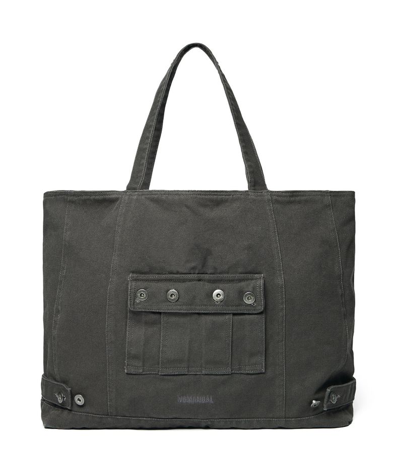 4R POCKET TOTE BAG - WASHED CHARCOAL