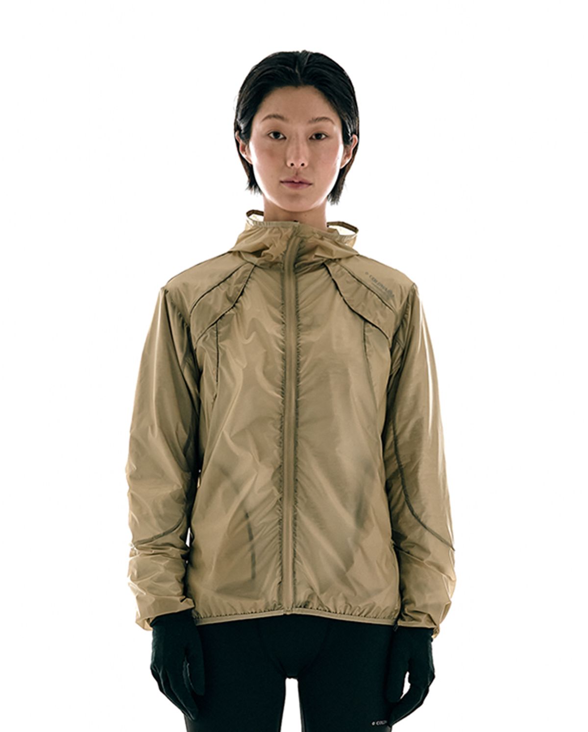 콜드웜(COLDWARM) Aero Shell Wind Jacket (Golden Beige) -Women-