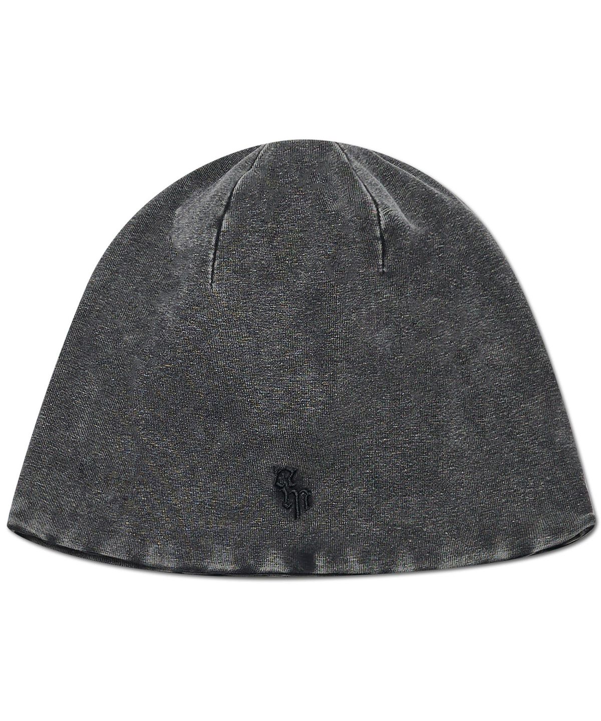 노매뉴얼(NOMANUAL) WASHED LIGHT BEANIE - WASHED BLACK